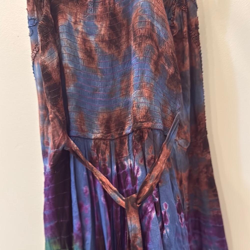 Bohemian Multicolor Sleeveless Dress - Picture 4 of 6